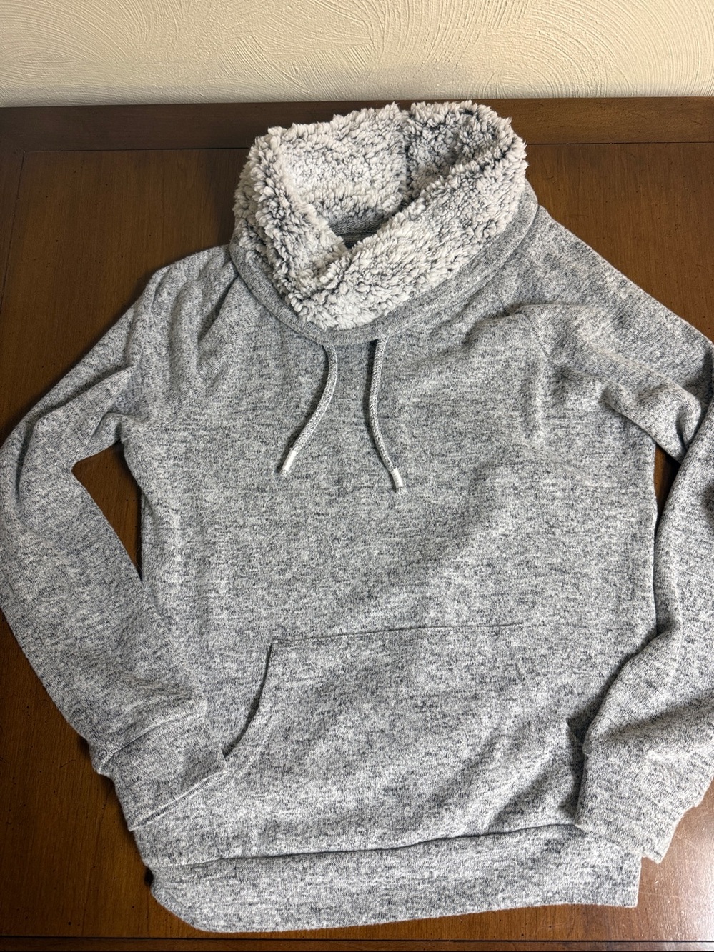 NWT - Furry Cowl Neck Sweatshirt